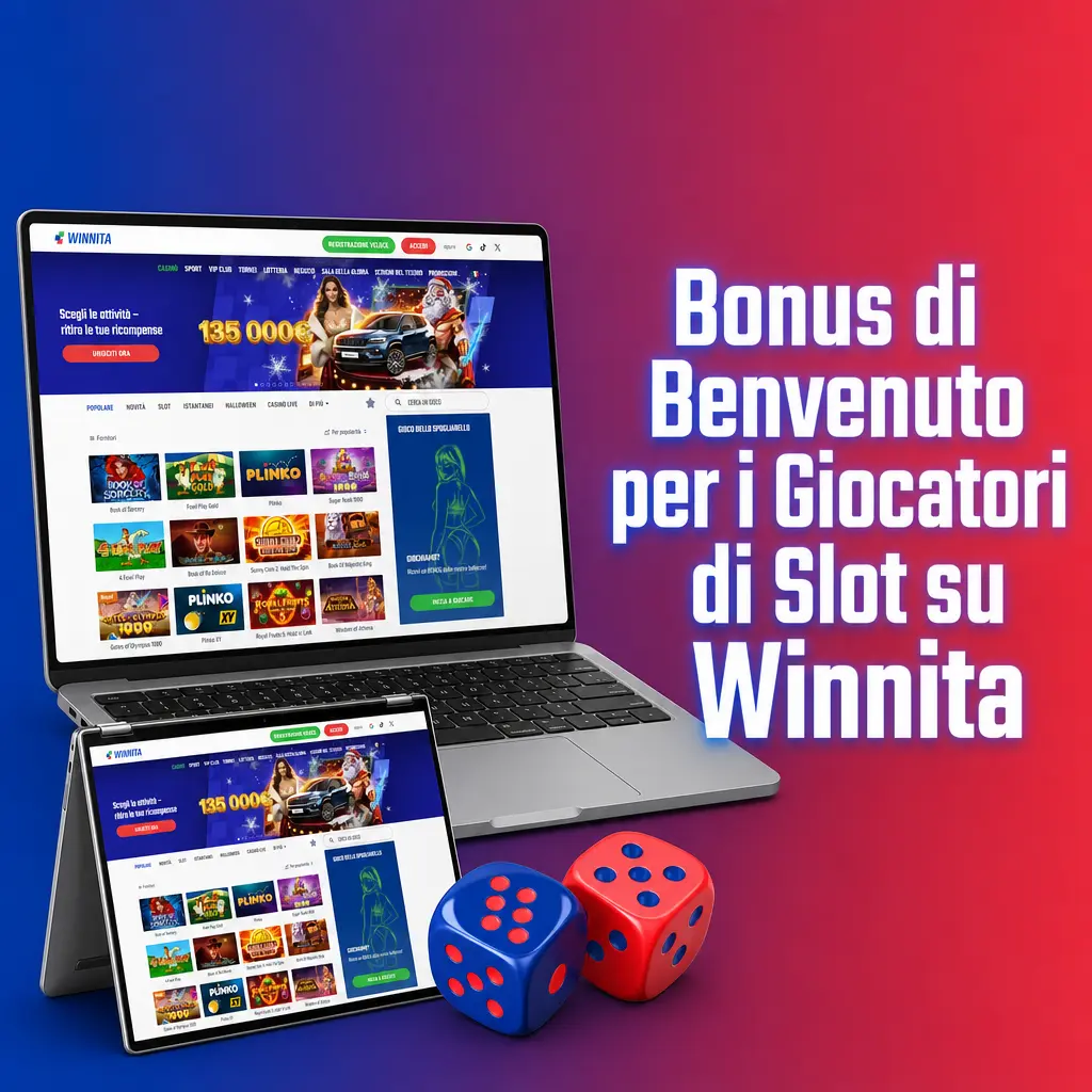 Bonus di benvenuto Winnita: fino al 100% sul primo deposito e 450 free spins per i giocatori di slot