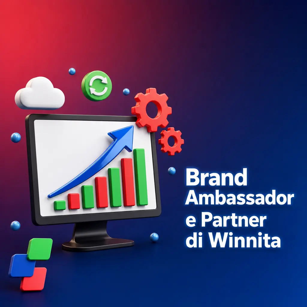 Brand ambassador e partner di Winnita: collaborazioni con club sportivi, federazioni e creator italiani per il gaming