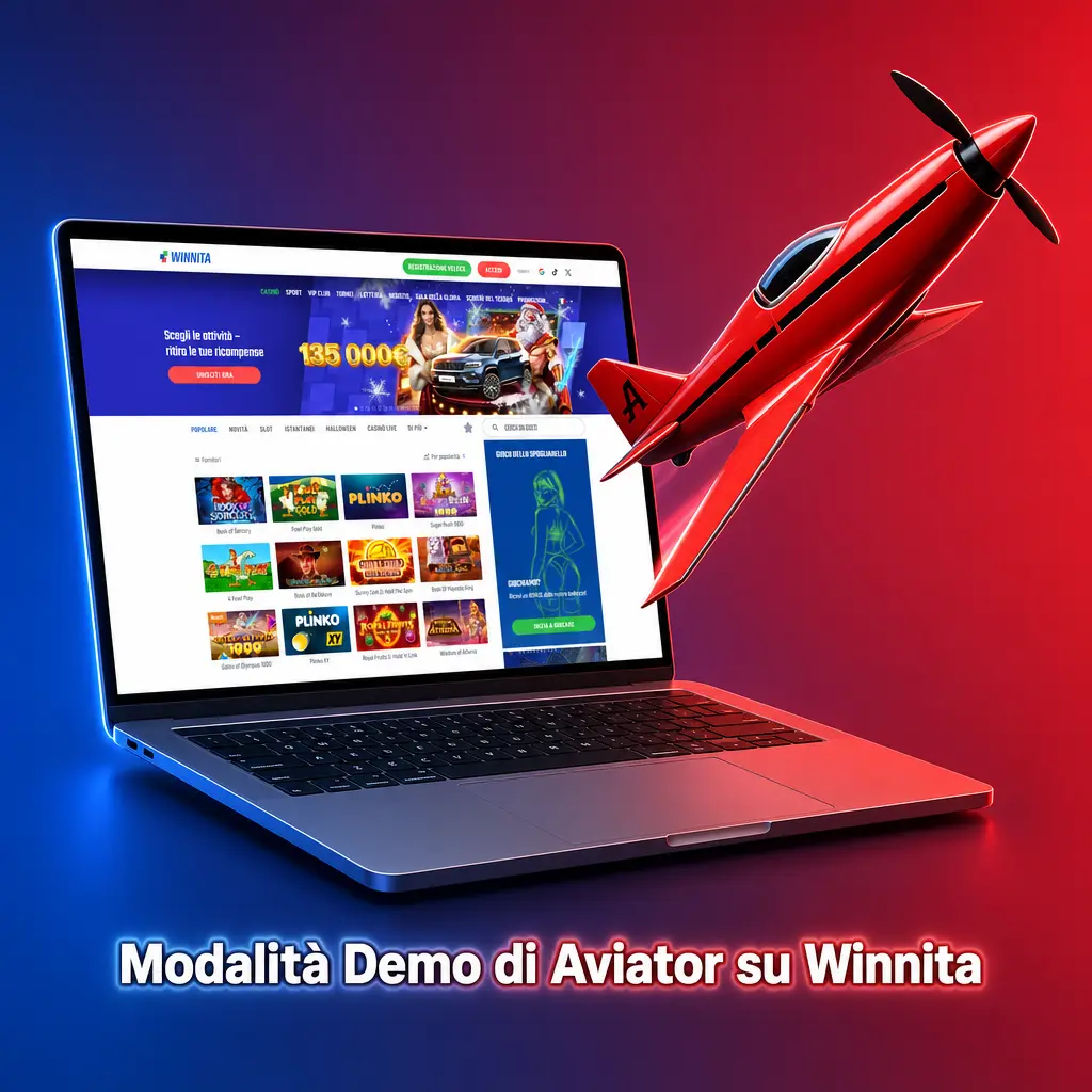 Modalità demo Aviator su Winnita: gioca gratis con crediti virtuali senza rischi finanziari