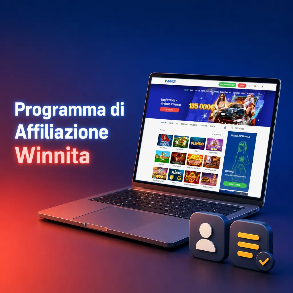 Programma di affiliazione Winnita: commissioni competitive, dashboard dedicata e supporto per partner iGaming italiani