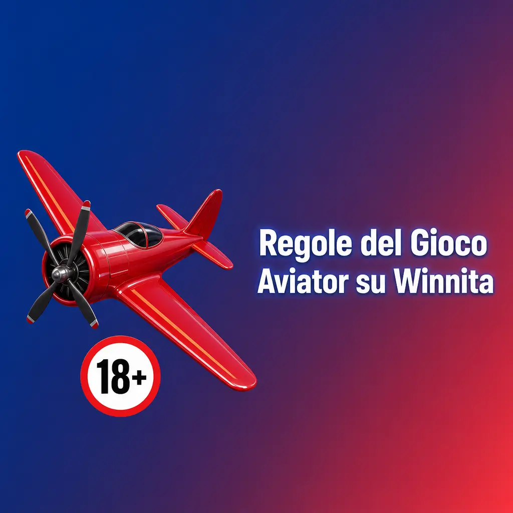 Regole del gioco Aviator su Winnita: aereo in volo con moltiplicatore crescente e pulsante cashout attivo