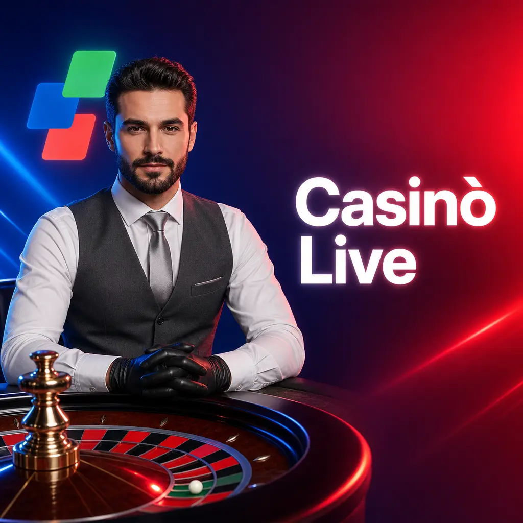 Tavolo di casinò live con dealer reale in studio, trasmesso in HD su Winnita