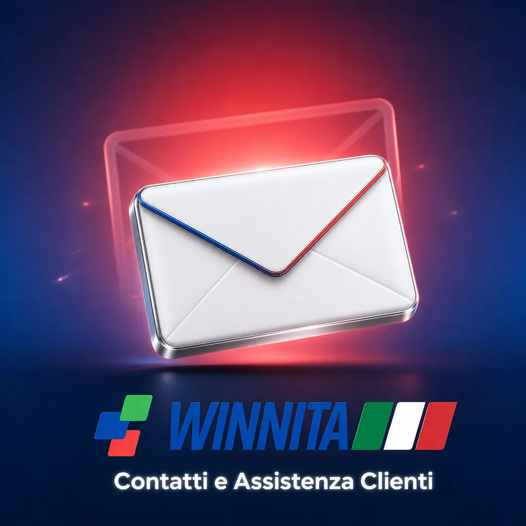 Winnita assistenza clienti 24/7 tramite live chat ed email in italiano per supporto account e pagamenti